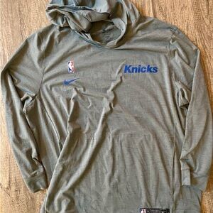 Nike Gray NY Knicks Hoodie